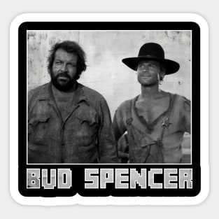 vintage - bud spencer Sticker